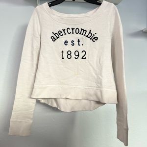 Abercrombie kids White Crew neck